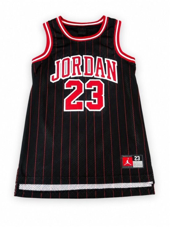 Jordan Other - Jordan 23 Youth Large Black Pinstripe Basketball Jersey Jumpman Size 12-13